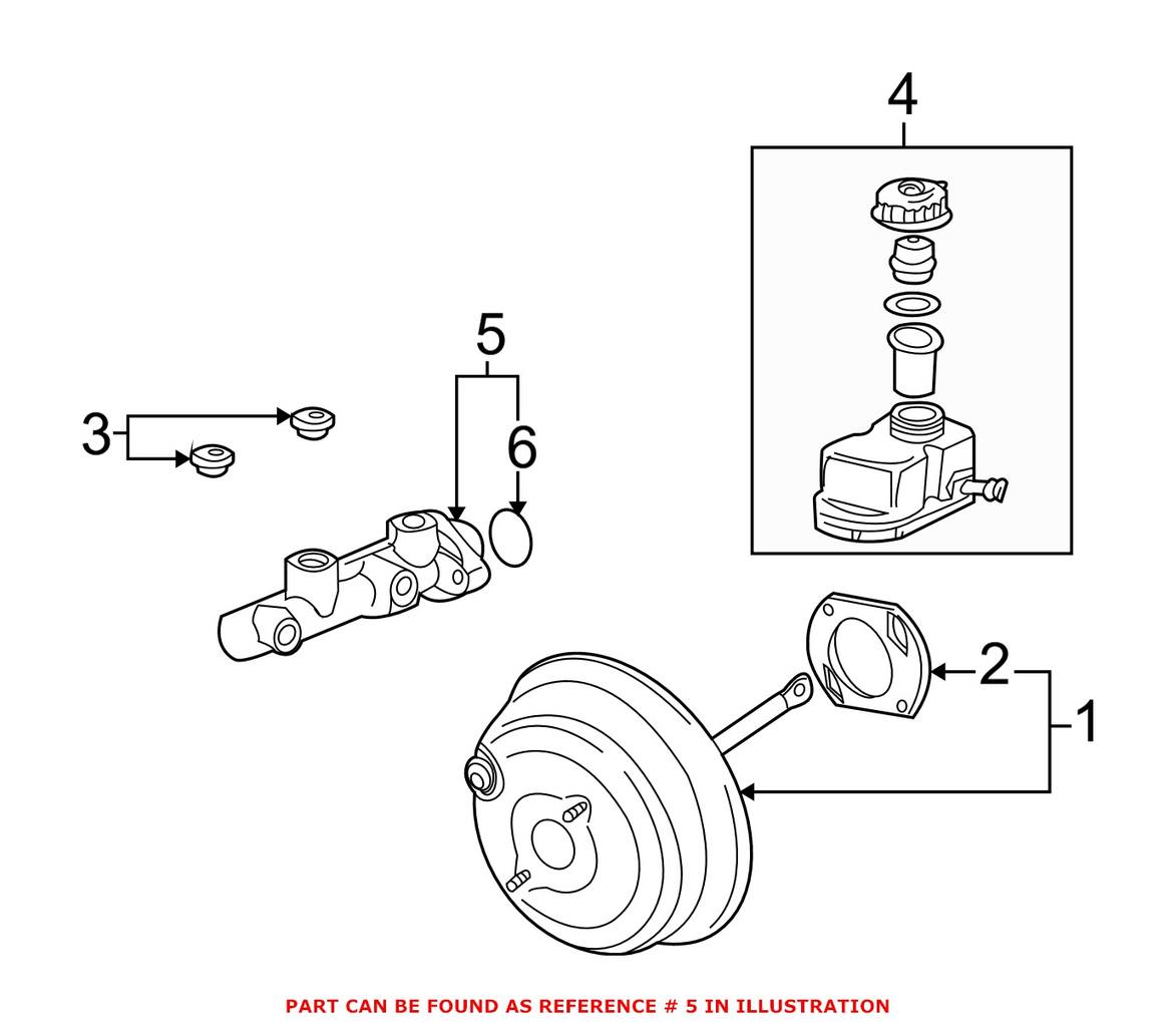 BMW Brake Booster 34336760461